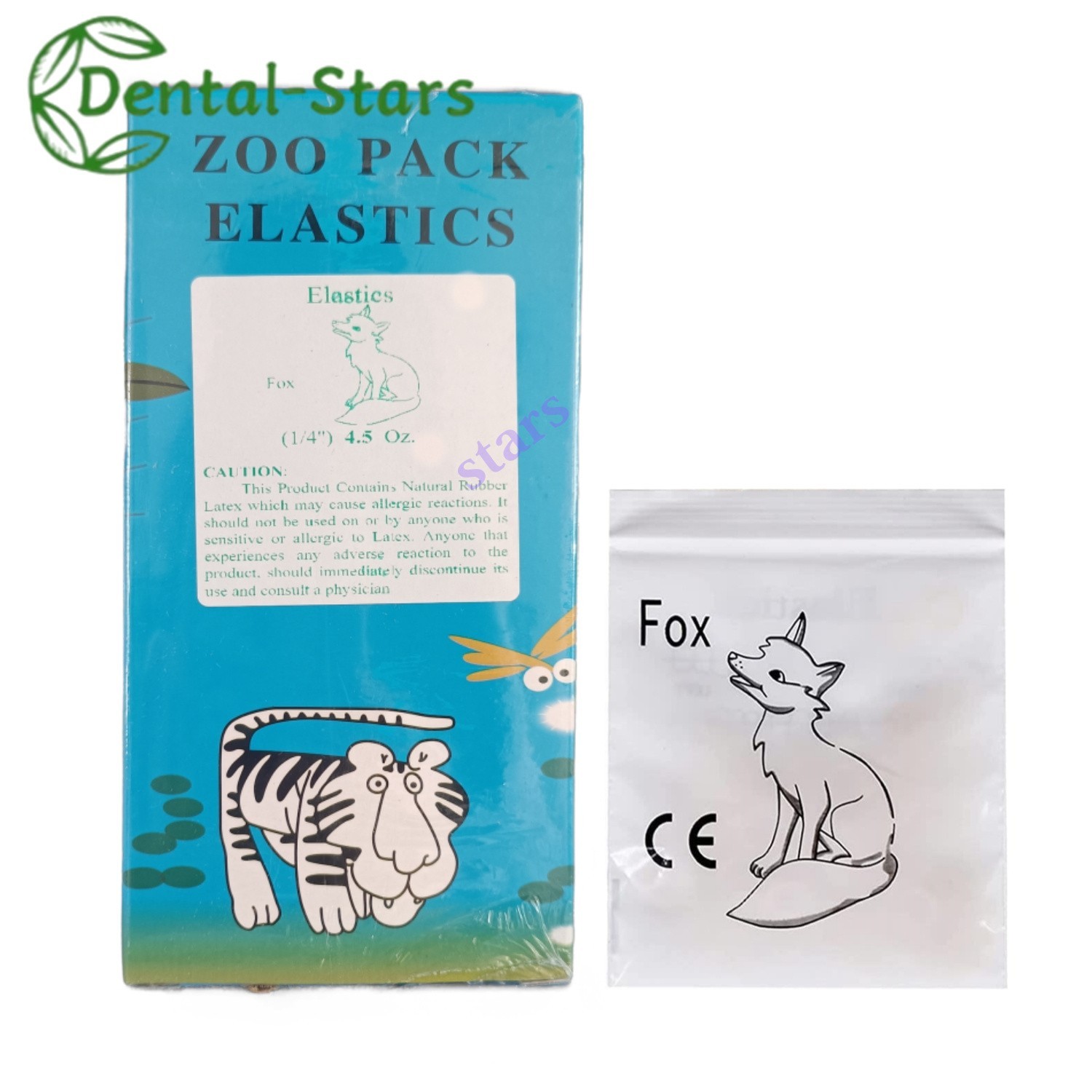 5000Pcs Dental Orthodontic Zoo Elastics Rubber Bands Latex Braces 3.5/5.0/6.5 OZ