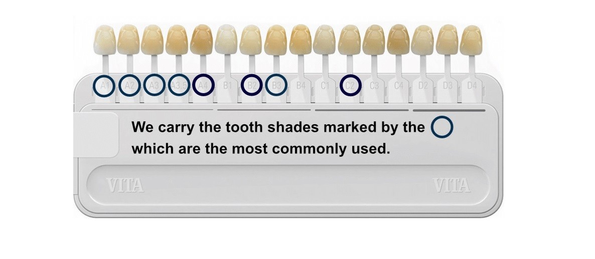 Dental Anterior & Posterior Complete Denture Partials Acrylic Resin Teeth Set