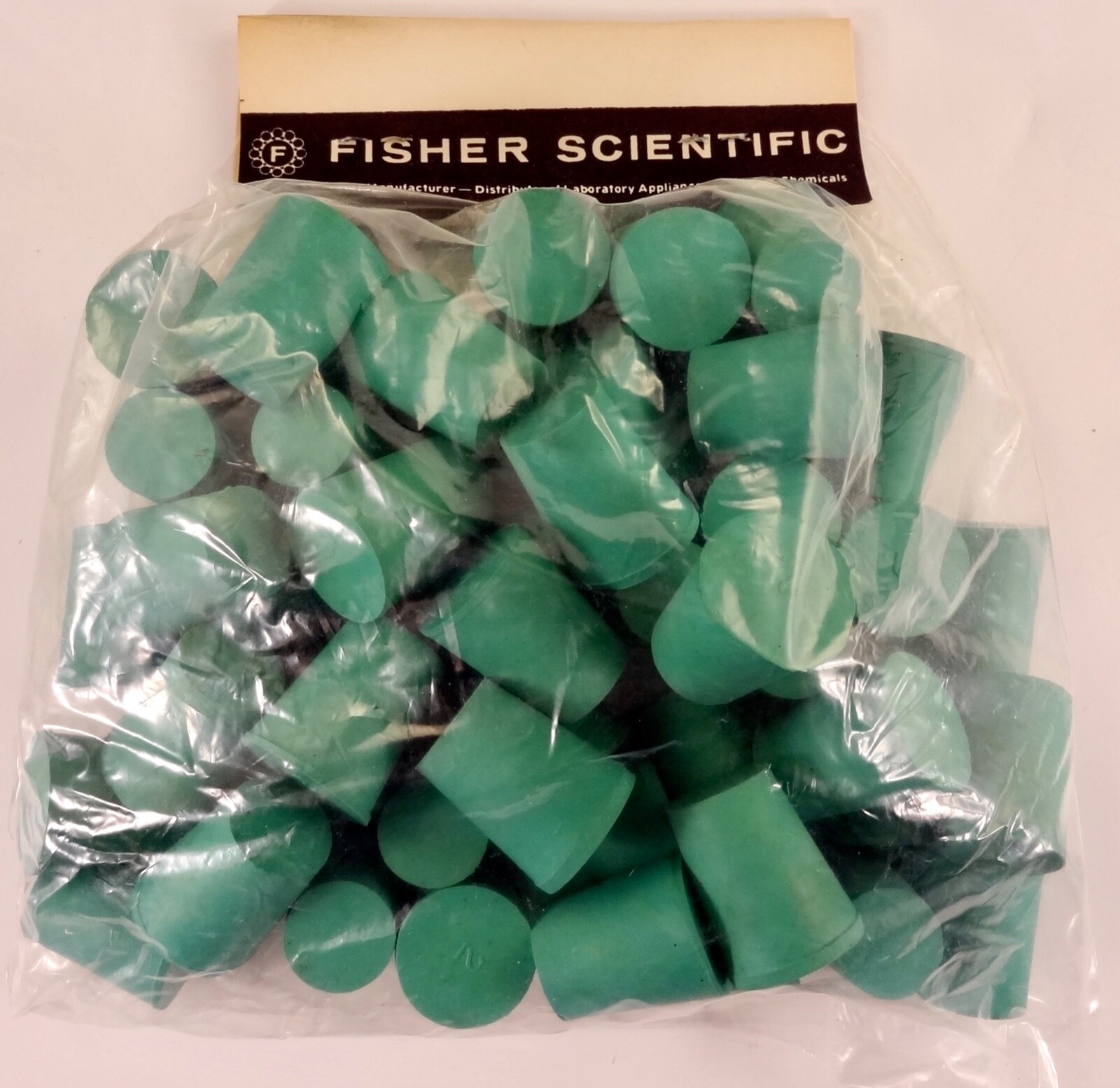 Fisher Scientific, 1 Pound Bag Of 14-141 Size 2 Solid Rubber Laboratory Stoppers