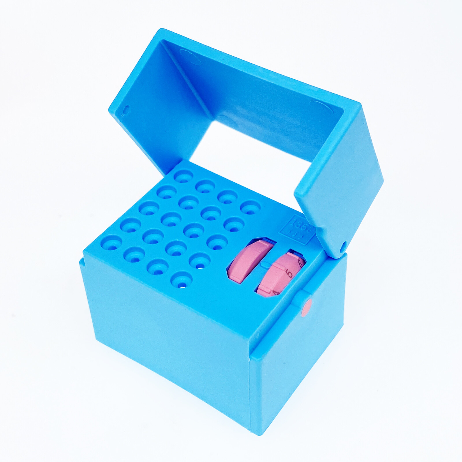 Dental 6/10/20 Holes Endo Files Holder With Memory Autoclavable Box Endodontic