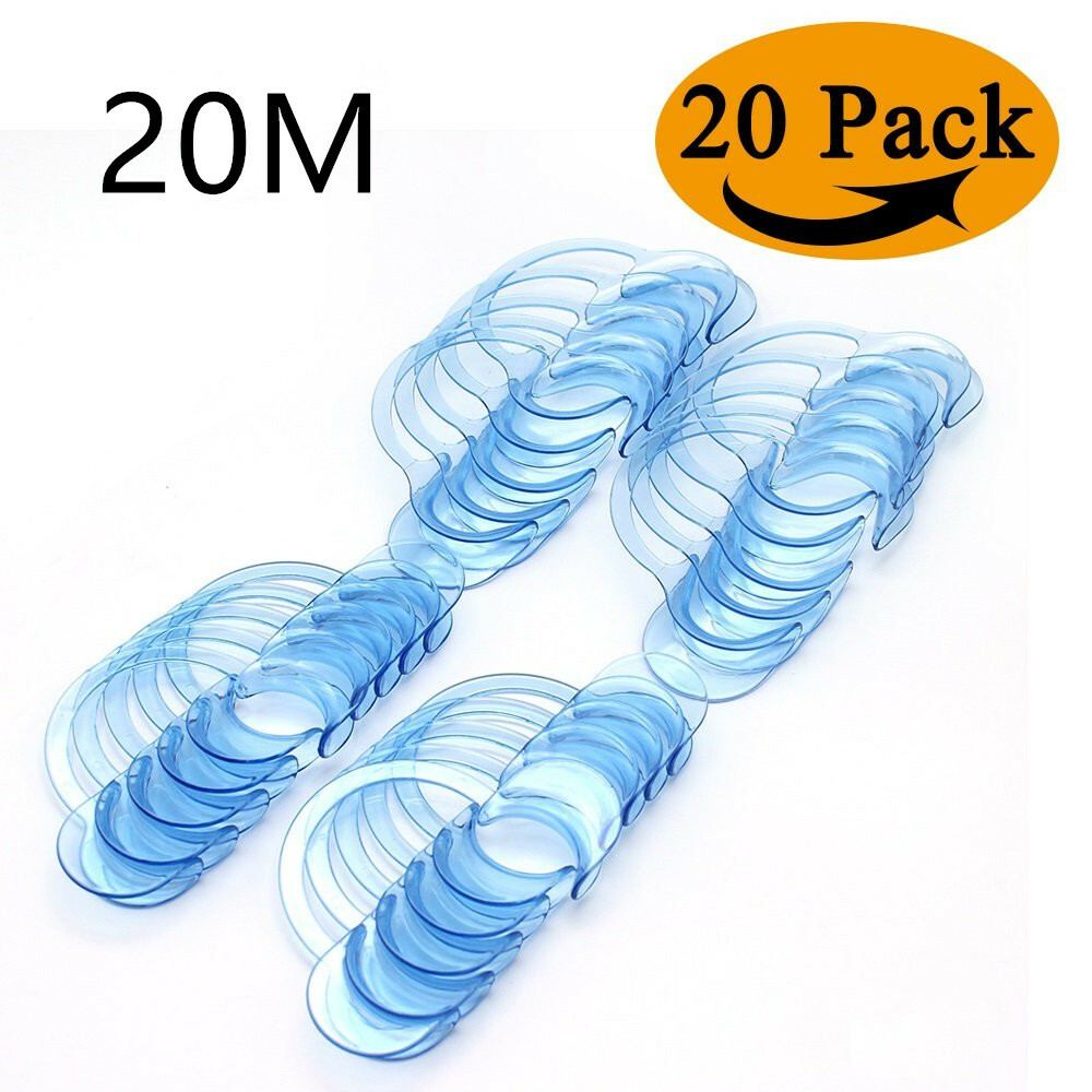 20Pcs M Size Teeth Whitening Intraoral Cheek Lip Retractor Mouth Opener C-Shape