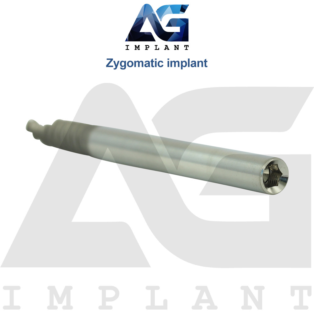 Zygomatic Fixture RBM Hexagon 2.42mm System Ø4.2mm Dental Titanium Sterilized