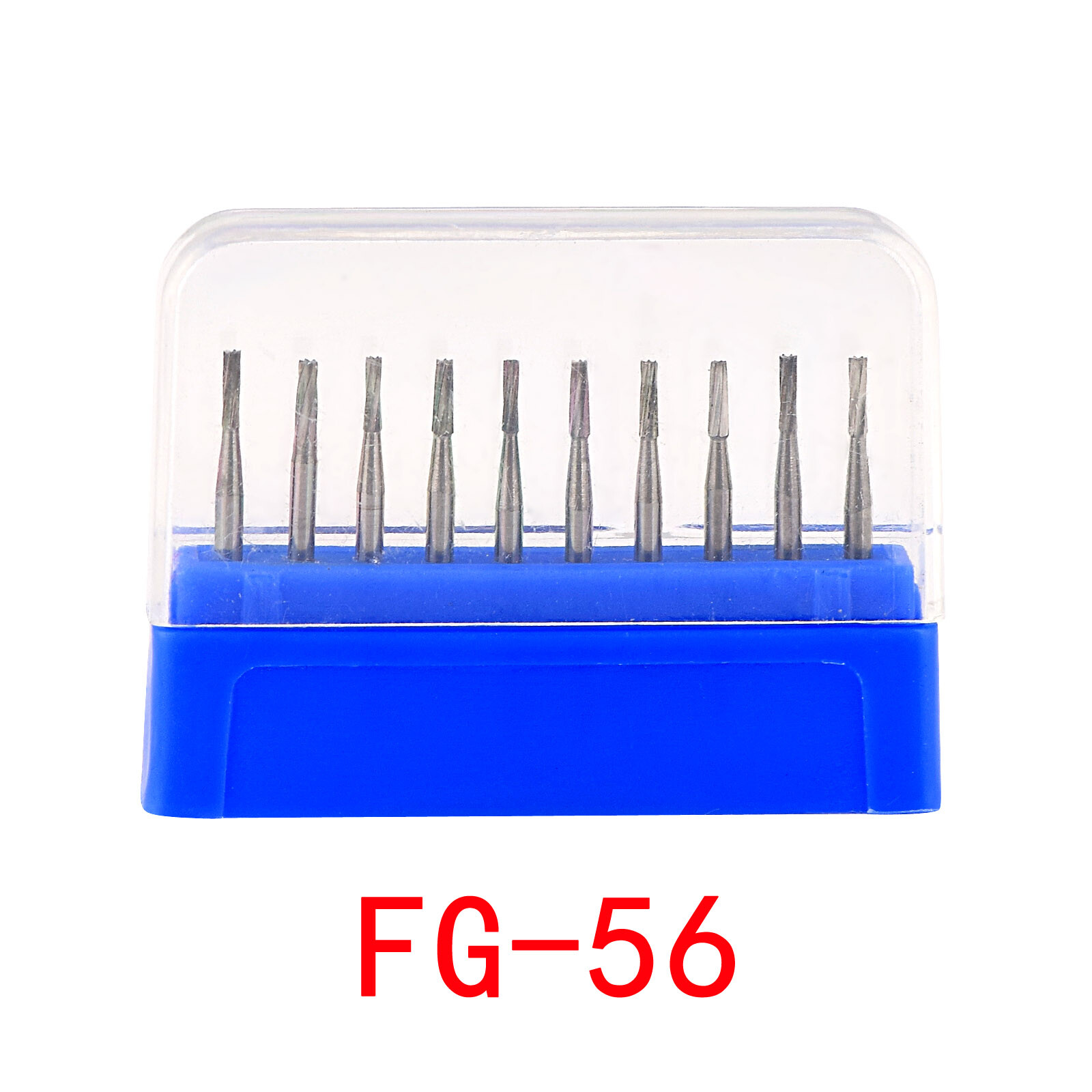 10Pcs Dental Carbide Steel FG Burs Polishing & Finishing Bur Drills High Speed