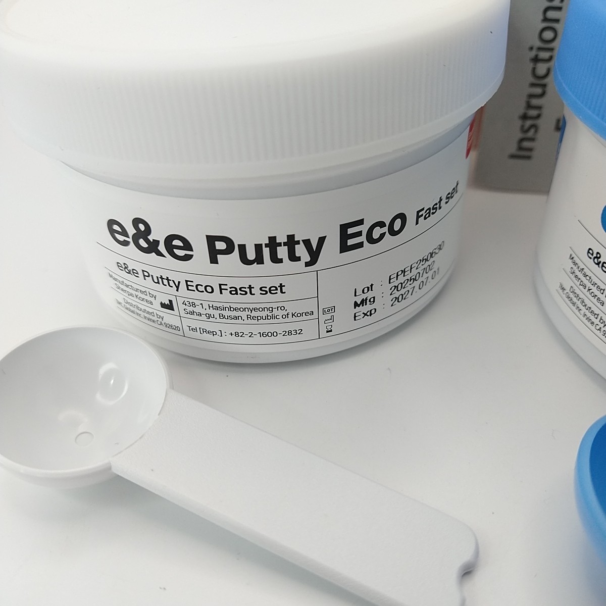 E&E Putty Eco Fast Set – 250 ml Base & 250 ml Catalyst