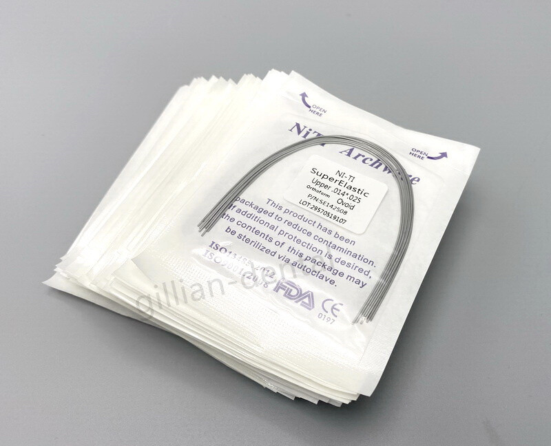 Dental Ortho S.S Super Elastic Niti Arch Wires Ovoid Form Round/Rectangular