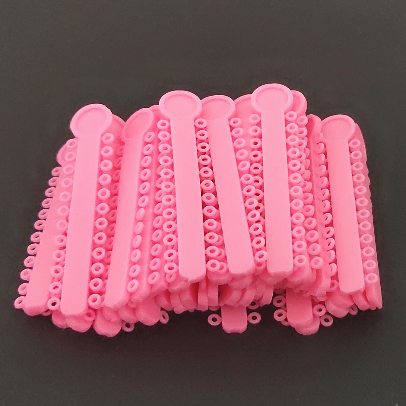 1 Pack 1008 pcs Pink Color Elastic Ligature Ties Rubber Bands 1008Pcs/Pack