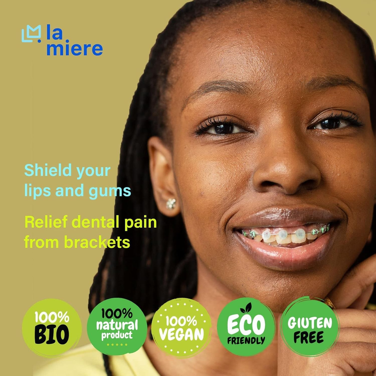 LA MIERE 8 Boxes Pre-Cut Food Grade Dental Wax Orthodontic Wax Unscented MED089