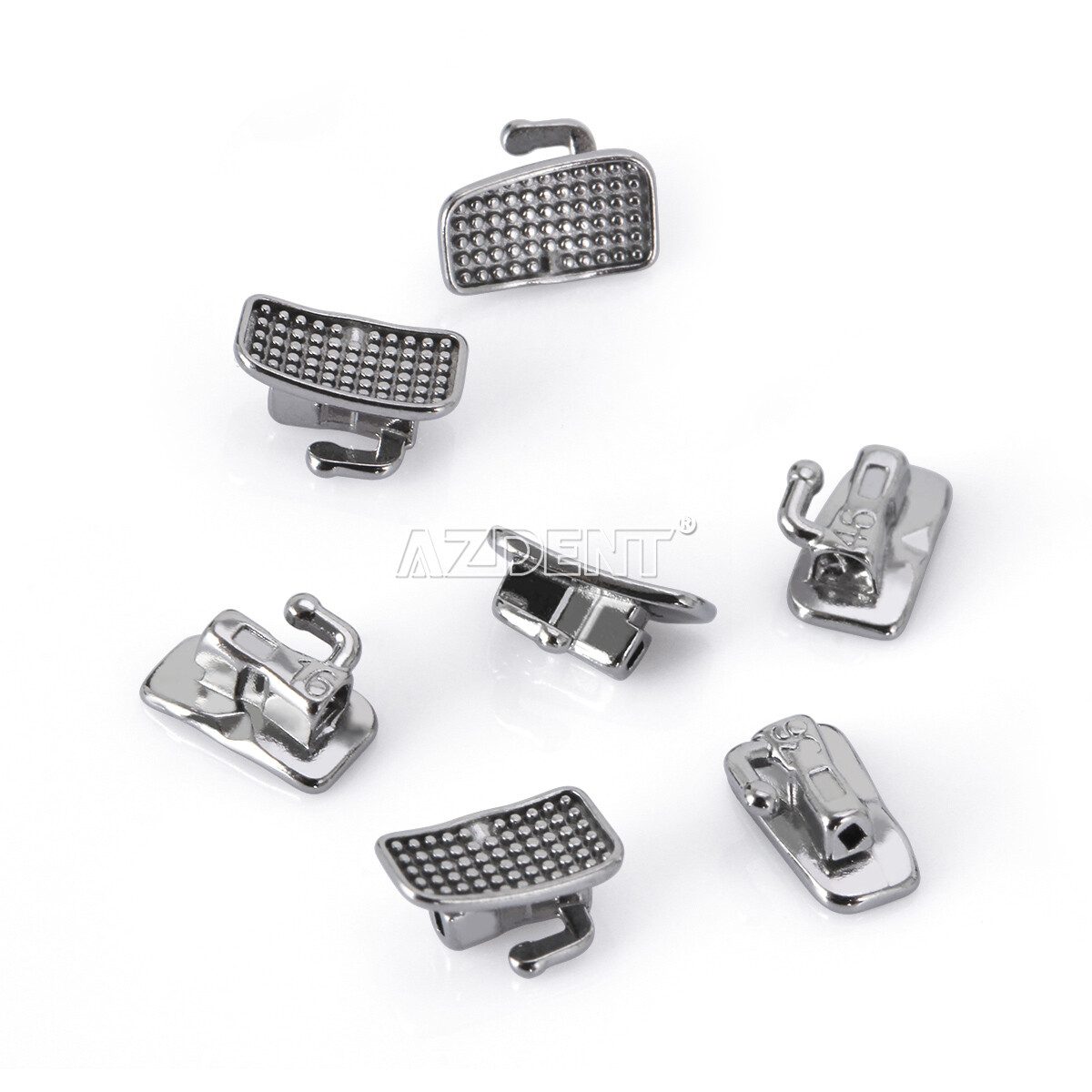 AZDENT Dental Orthodontic Buccal Tubes 1st 2nd Molar Roth MBT 022 /018 Bondable