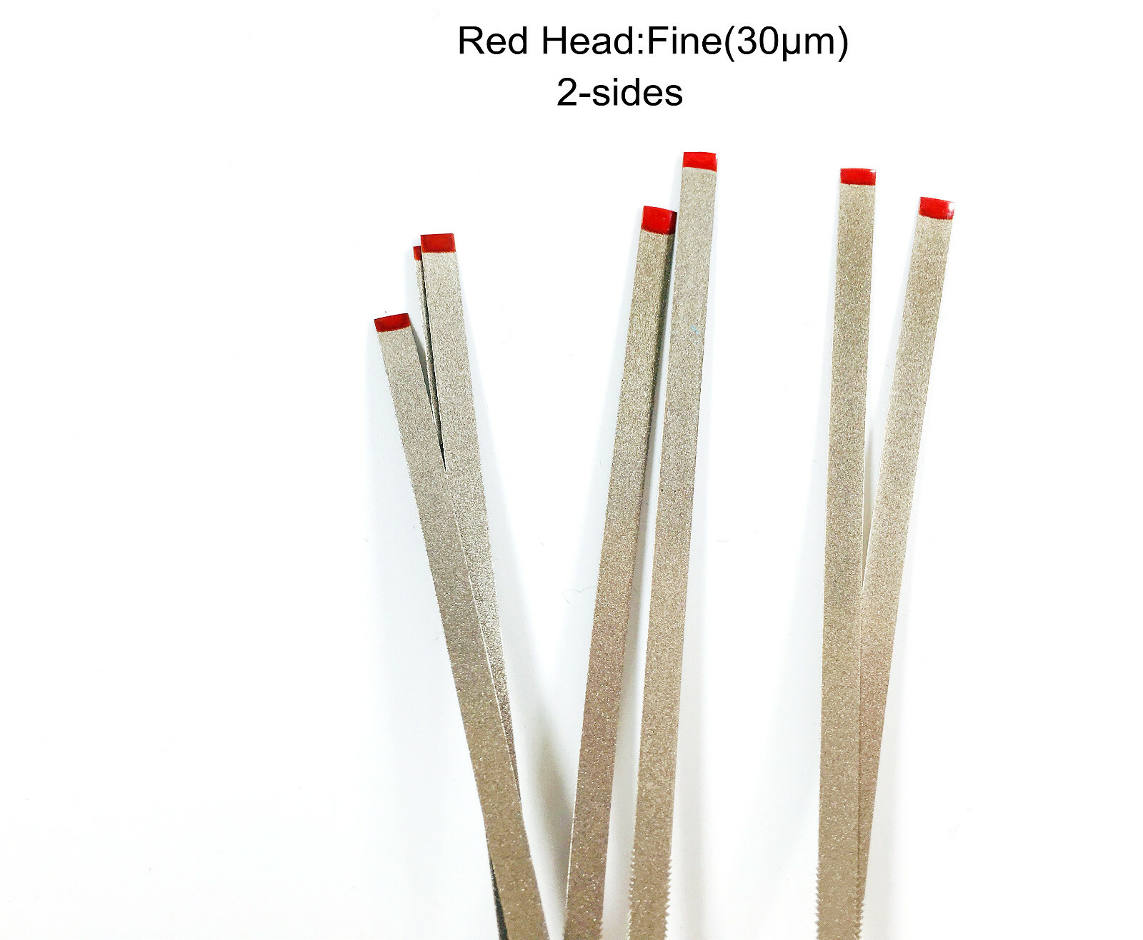 Dental Polish Surface Diamond Sand Strip Interproximal Enamel 2-Side Red 30um