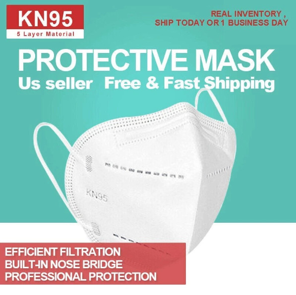 10/50/100 PROMask KN95 Disposable Face Masks 5 Layers Filters 99%+ PFE & BFE