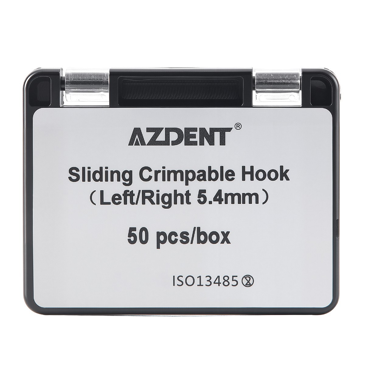 AZDENT Dental Ortho Sliding Crimpable Hook Long Right/Left Curved Crimpable Hook
