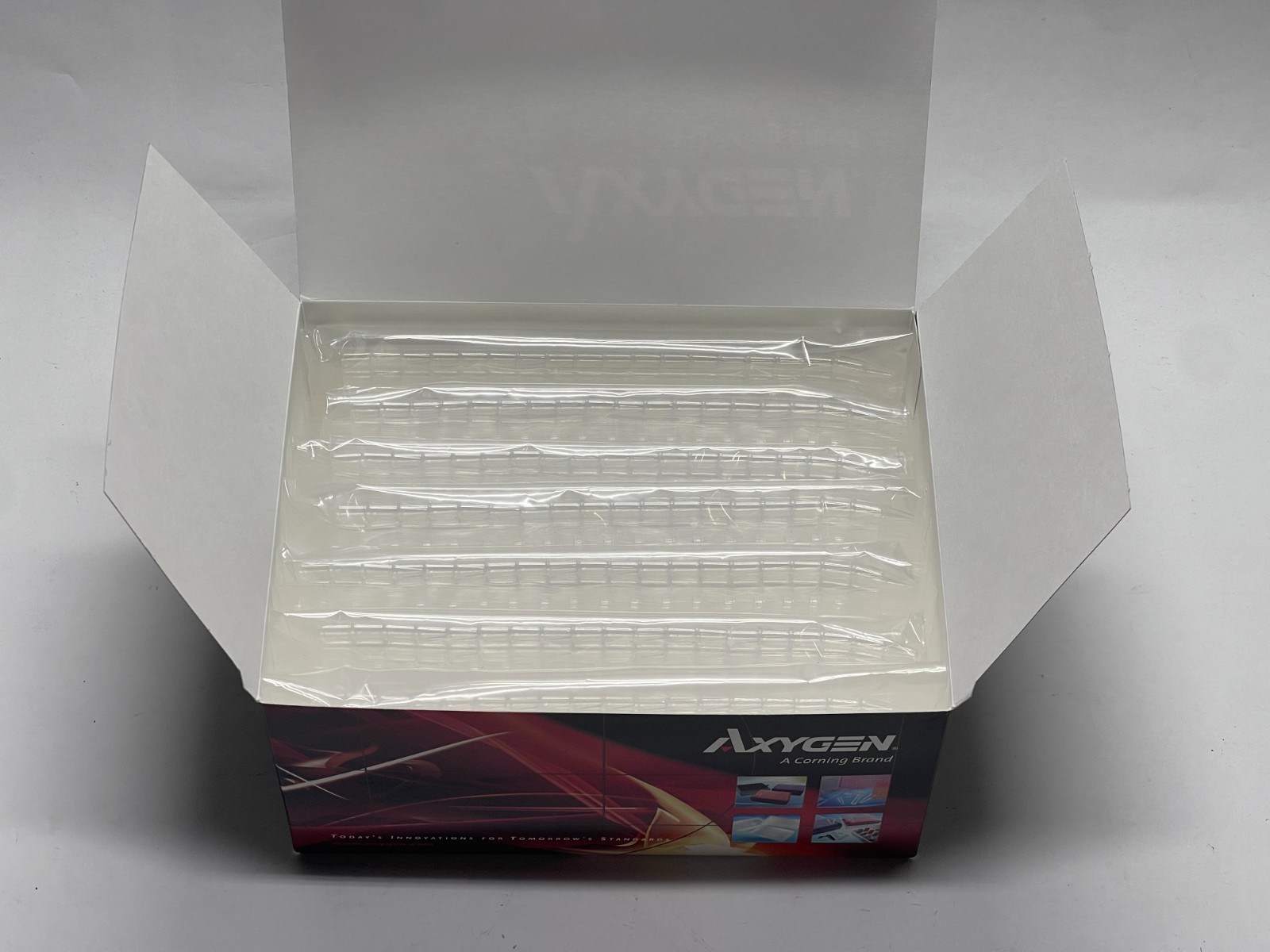 AXYGEN 126 Strips 0.2 mL PCR 8-Tube Strips w/ Domed Cap (2026), PCR-0208-AD-C
