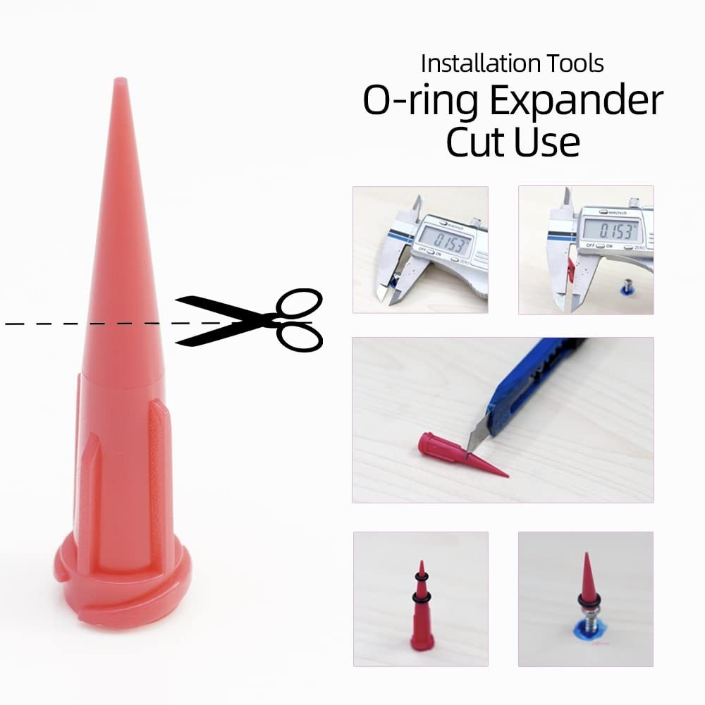 Comprehensive 36 Count O-Ring Tool Kit for Mini Dental Implants, 3 Size Options