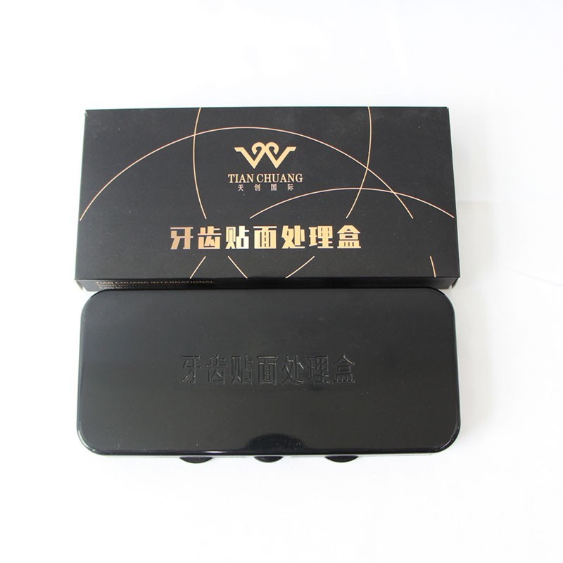 Veneer Pretreatment Patch Tooth Box Storage Box Portable Case Holder Cleaning