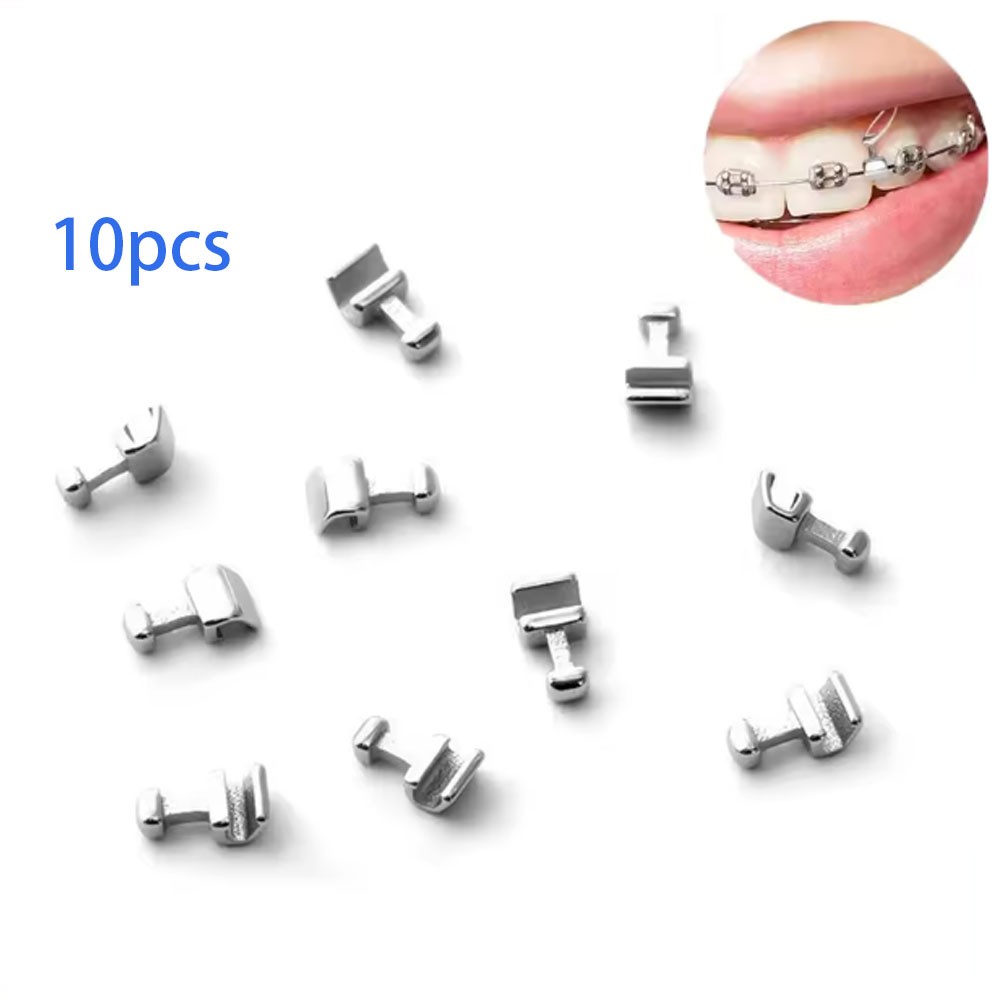 Dental Orthodontic Crimpable Hook Long/Medium/Short Stainless Steel 10pcs/pack