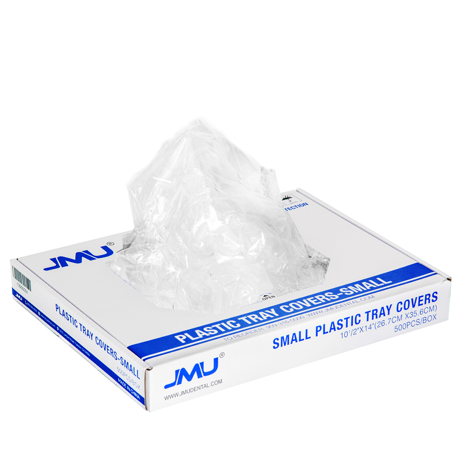 JMU up to 3000pcs Dental Disposable Plastic Tray Cover Sleeves Size B Tray