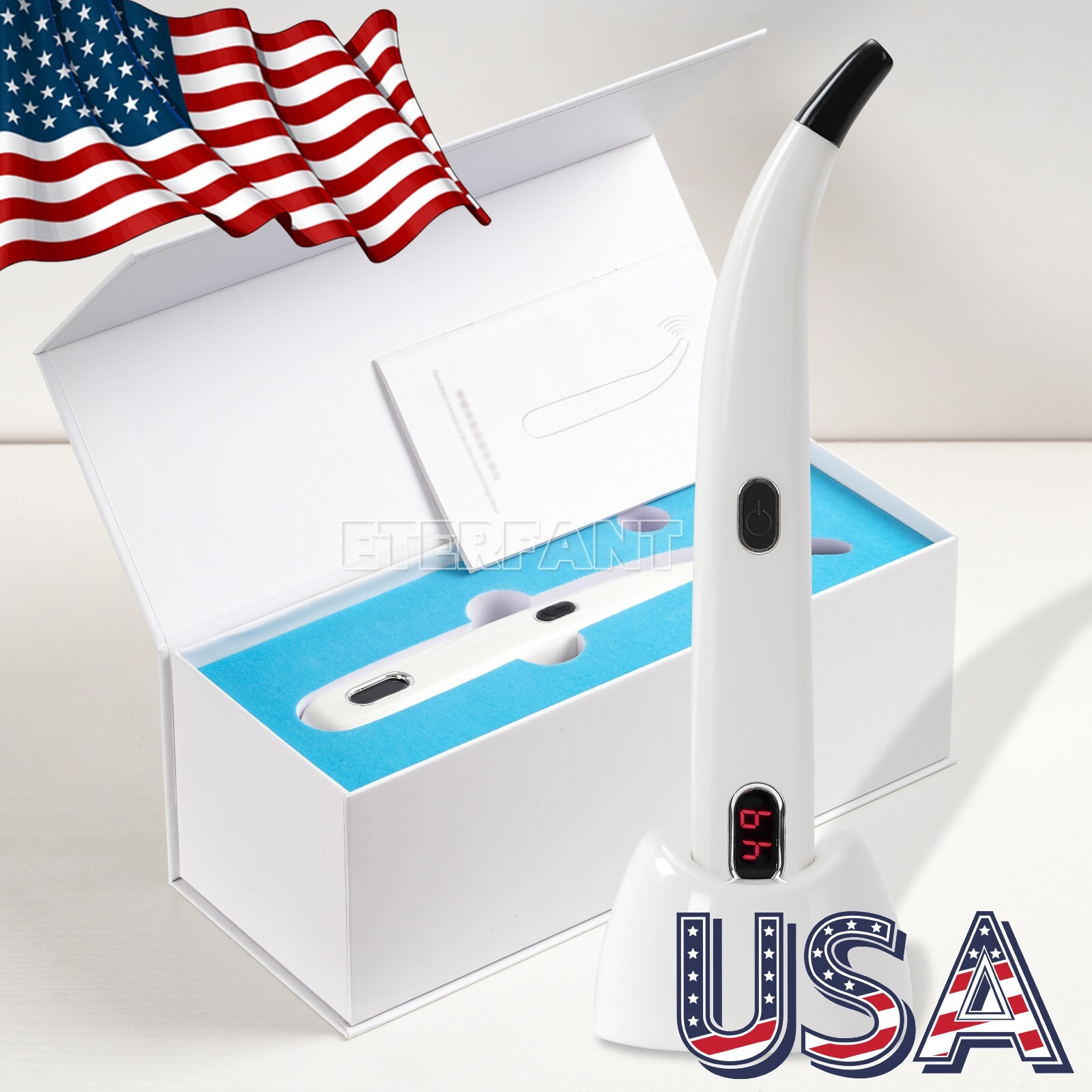 ETERFANT Monitor Osseointegration RFA Inplant Stability Test Unit Cordless USA