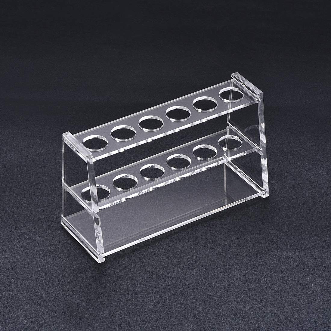 uxcell Acrylic Test Tube Holder Rack 6 Wells for 10ml Centrifuge Tubes Clear …