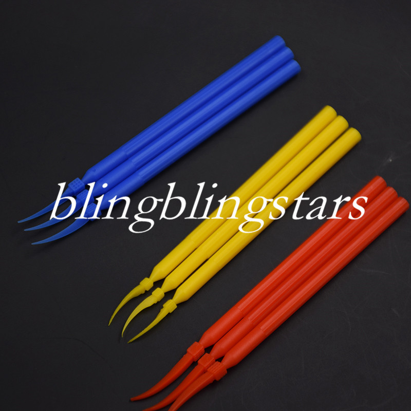 Dental Integrated Interdental Plastic Wedges With Long Handle Poly 3 Sizes