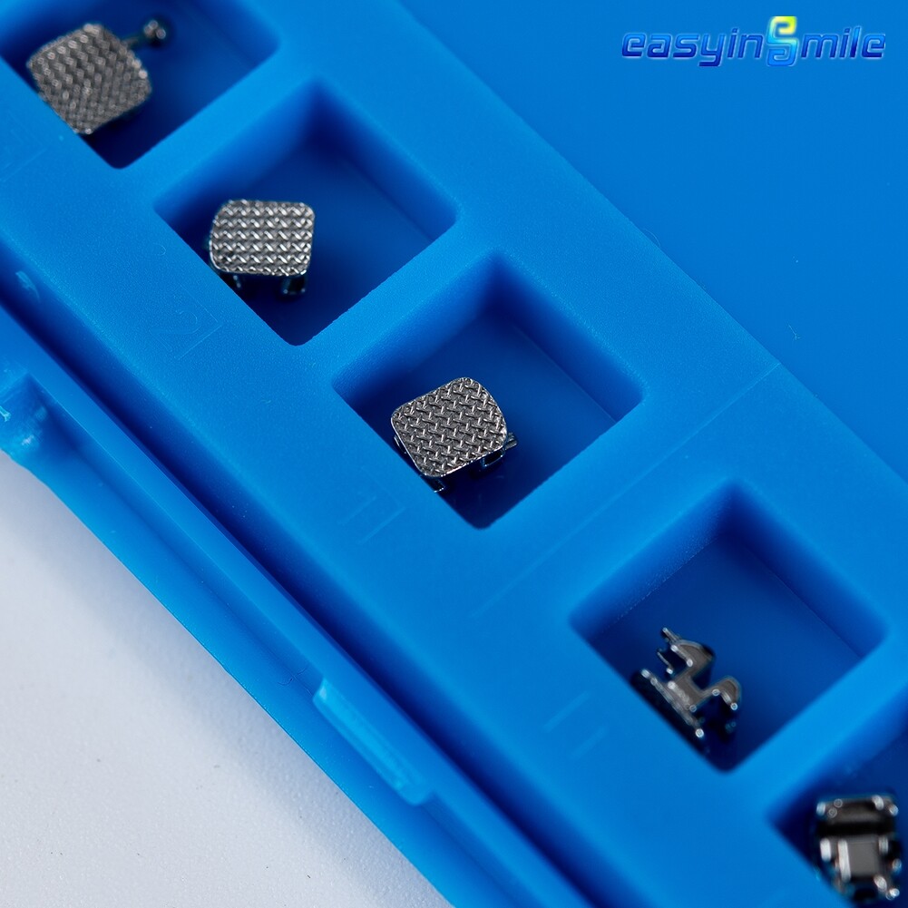 Orthodontic MINI Metal Brackets Dental ROTH/MBT 022 Self-ligating Braces 5Pack