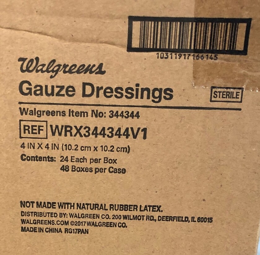NEW CASE OF 1152 Sterile Gauze Dressing Pads 4×4 in 4-Ply SEALED POUCHES Bandage