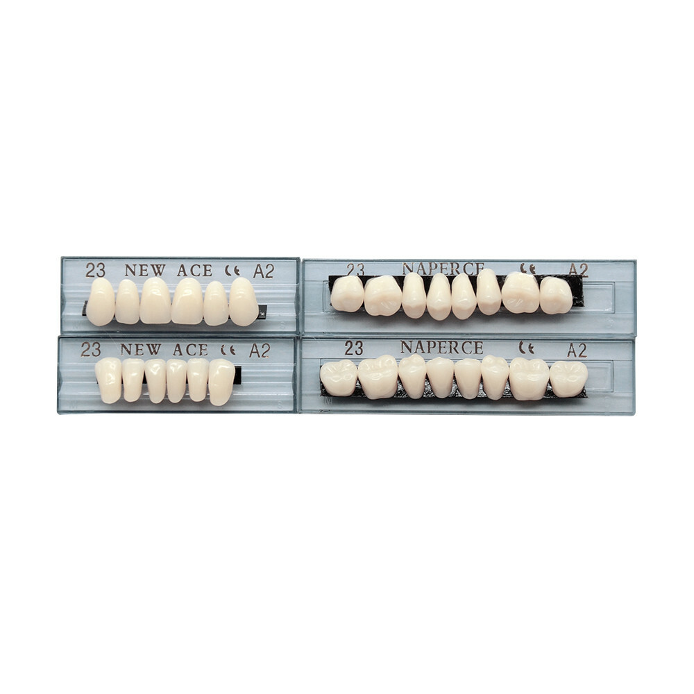 23# A2 Denture Acrylic Resin Teeth 168pcs Full Dental Tooth Upper Lower Shade