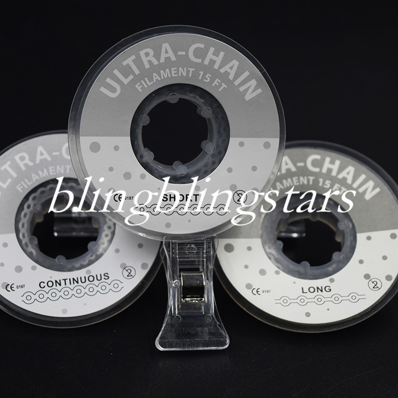 Dental Orthodontic Elastic Power Chain Rubber Band Long/Short/Continuous Grey