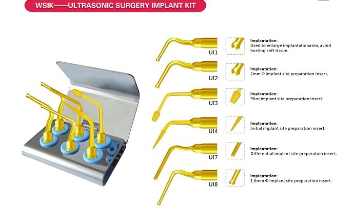 Dental Tools Piezosurgery Tips KIT Bone Cutting Sinus lifting Implant Oral Care