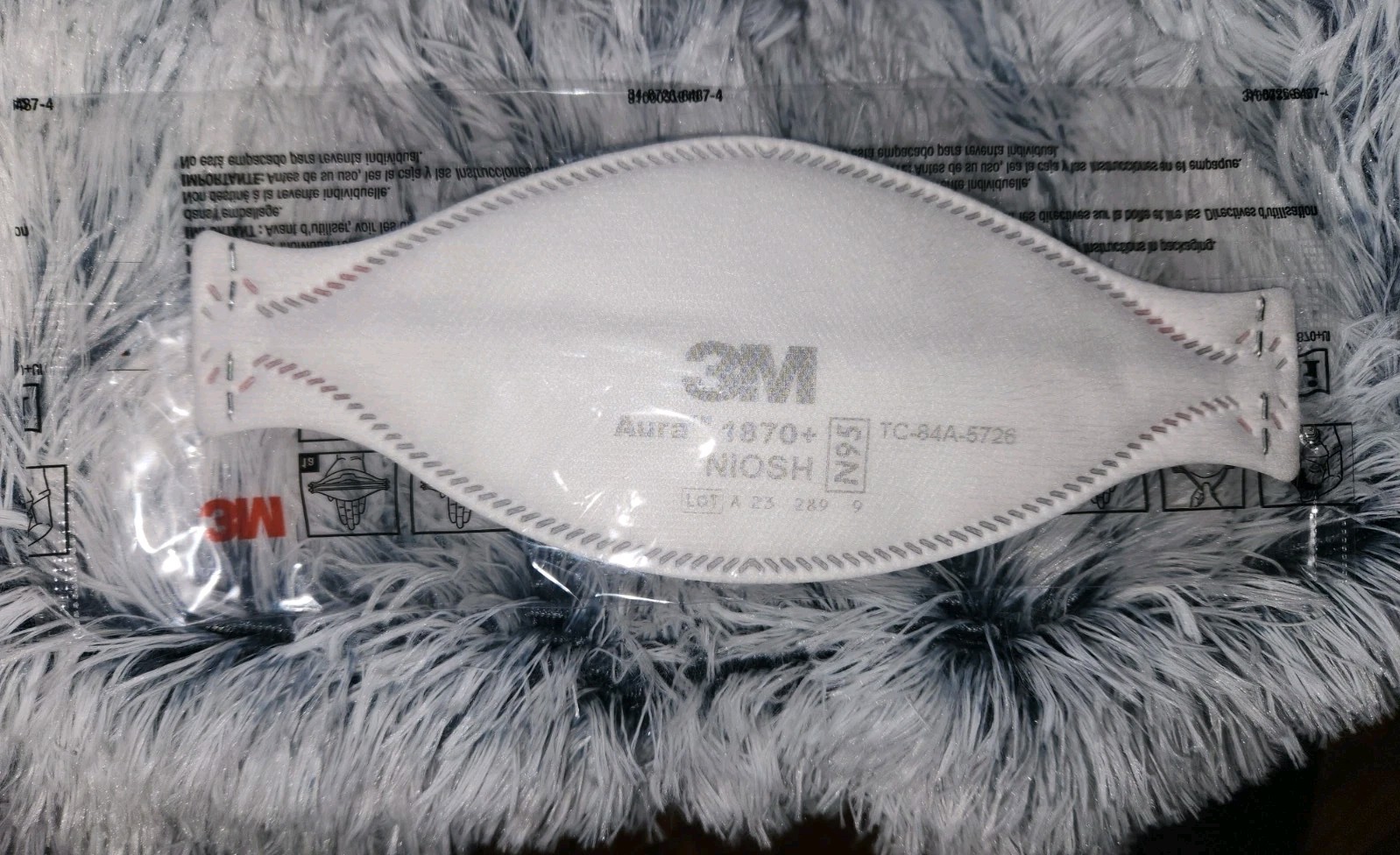 3M Aura N95 1870+ Respirator and Surgical Face Masks~Qty. 138