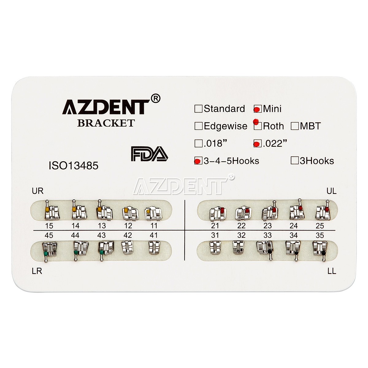 AZDENT Dental Endodontic K-file Stainless Steel Hand Use Files 06#-40# 25mm/21mm