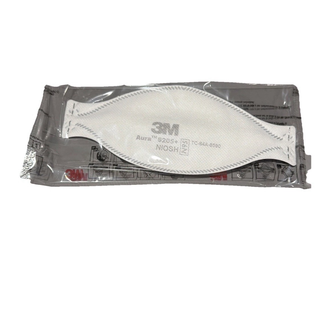 3M Aura 9205 N 95 Particulate Respirator Face Mask – White 3 (20 Pack) Boxes