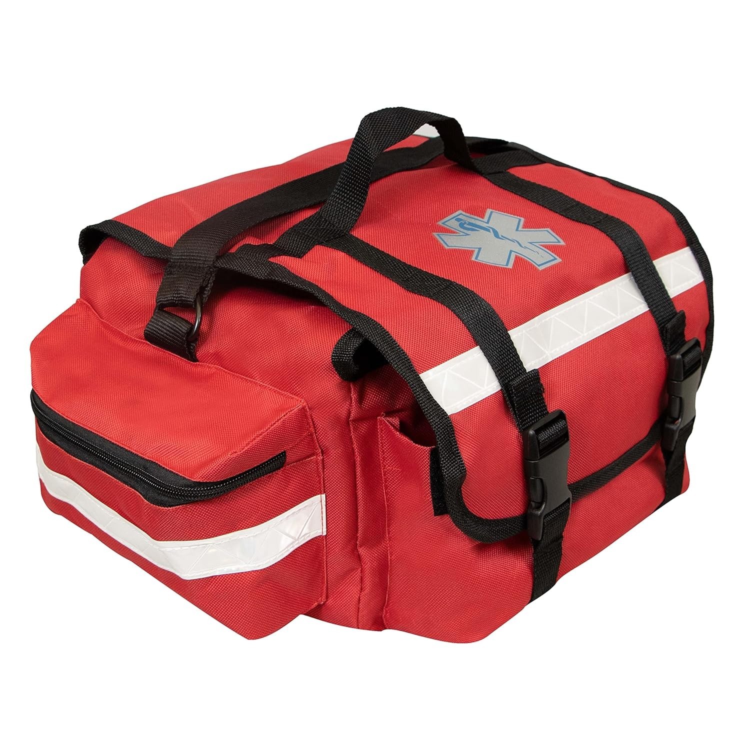 Primacare KB-RO74-R First Responder Trauma Bag EMT EMS 17″x9″x7″ Red Medical