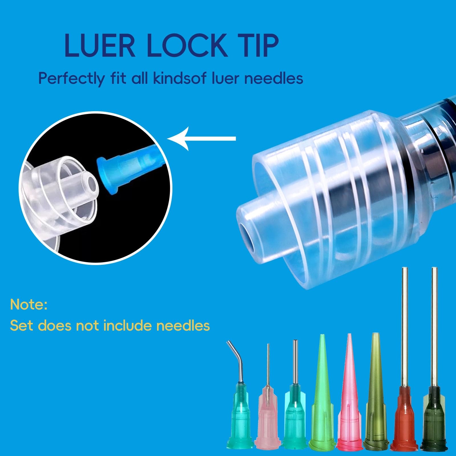 1mL Luer Lock Syringe (No Needle) – Sterile, Individually 1ml, Transparent