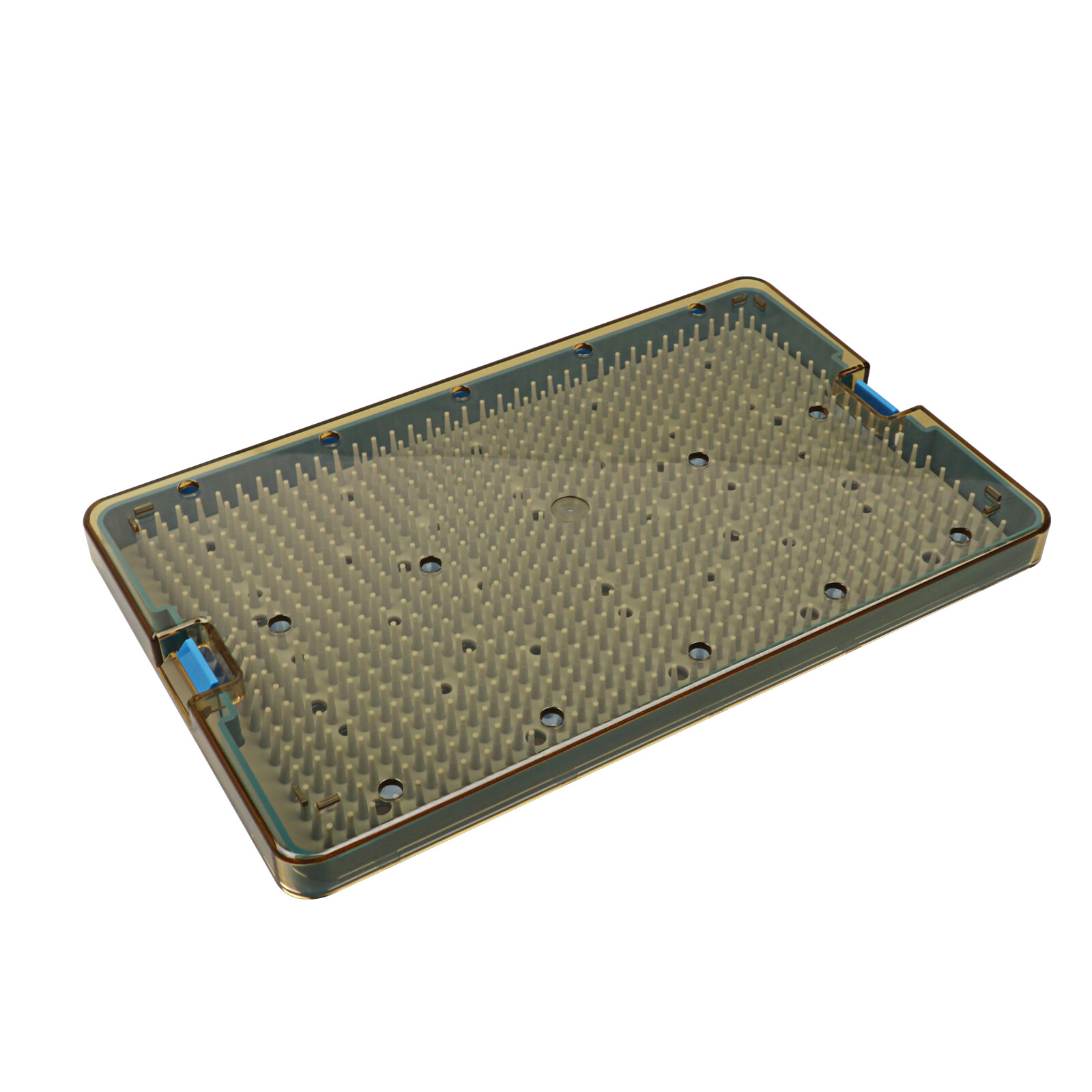 Autoclave Sterilization Tray Case Box with Silicone Pad for Surgical Instruments