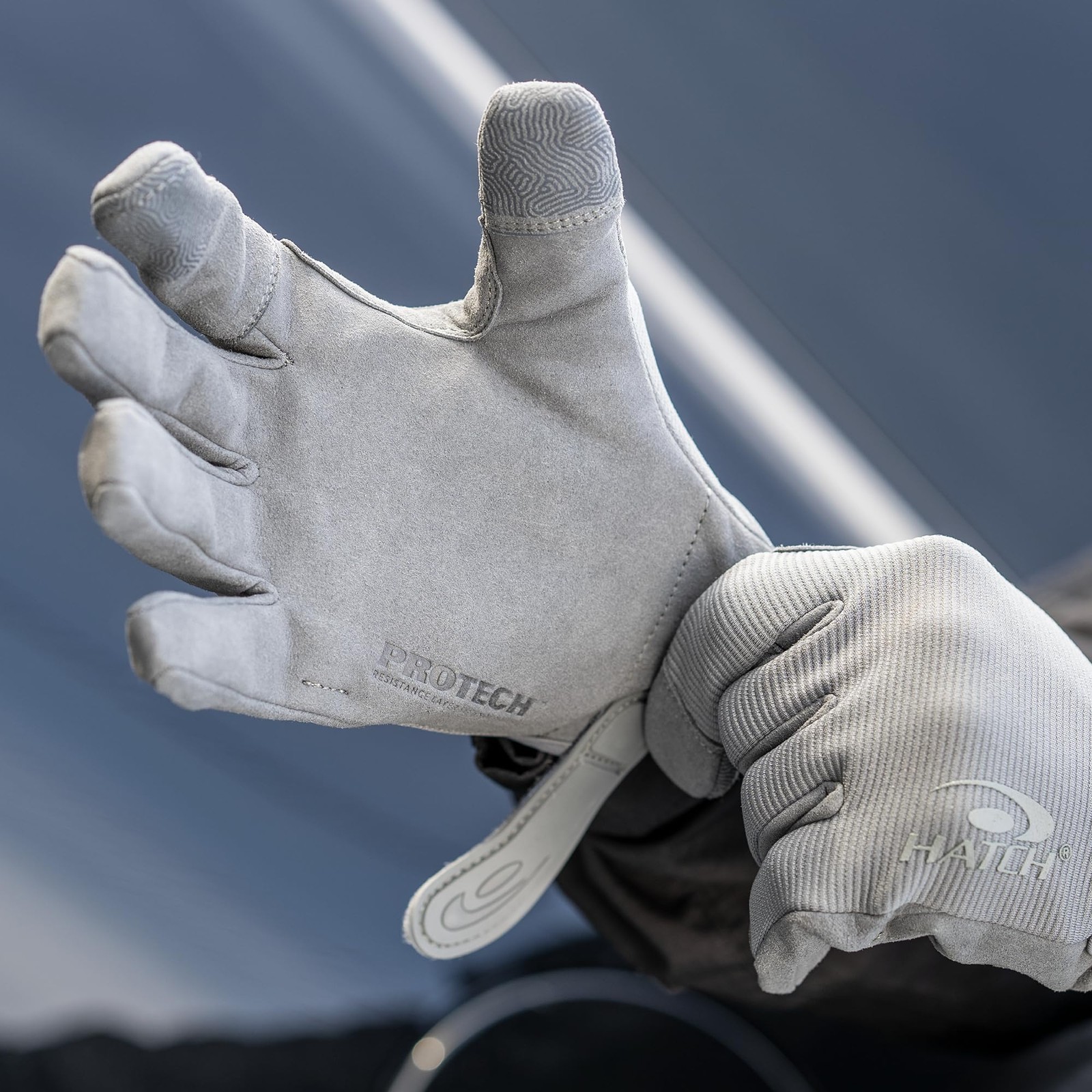 Hatch Fmn501 Cut/Needle Puncture Resistant Glove Protech Liner Gray Large