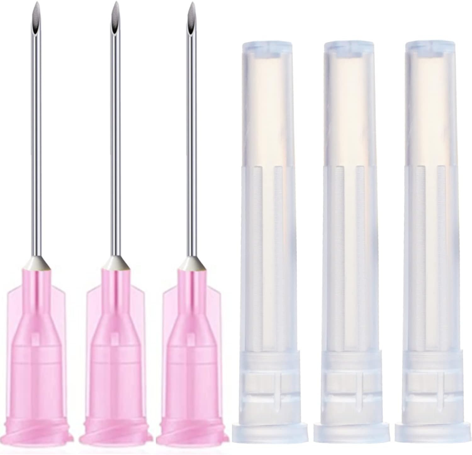 100 Pack 18Ga 1 Inch Sterile Disposable Needles – Precision for Scientists
