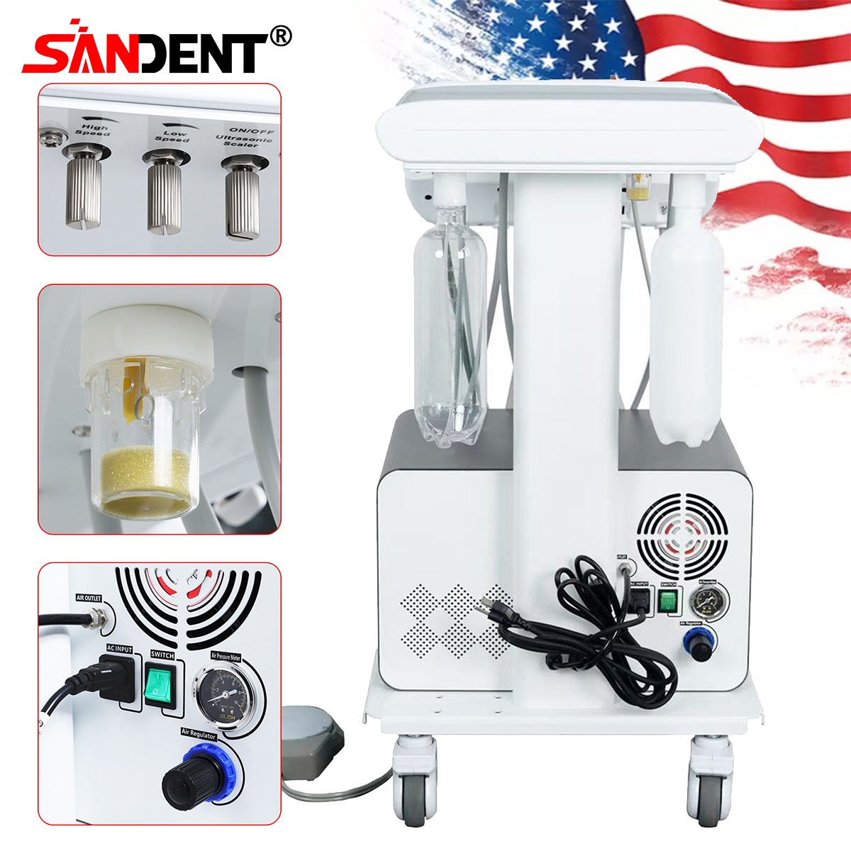 Dental Wireless Cordless LED Cure Curing Light Lamp 2500mw 15W Tool Resin Cure
