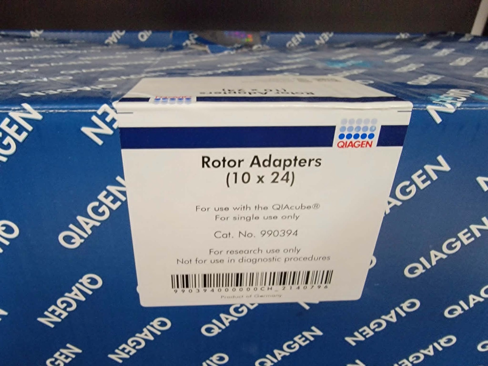 Lot of 240 Qiagen 990394 Rotor Adapters 10×24 1.5 mL Elution Tubes