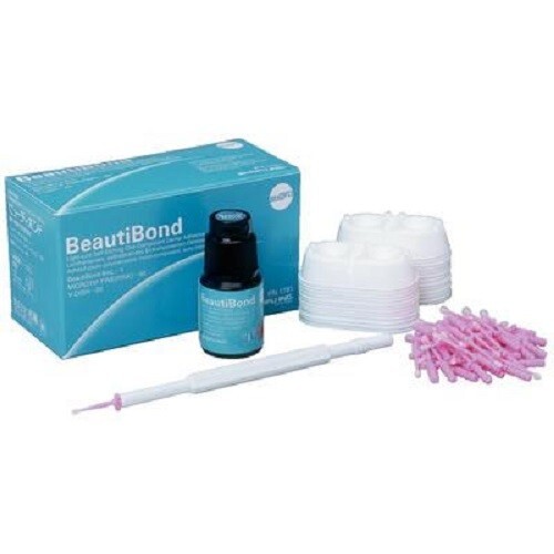 BeautiBond Bottle, 7th-generation Bonding Agent, 6 mL Bottle & 50 Micro Brushes.