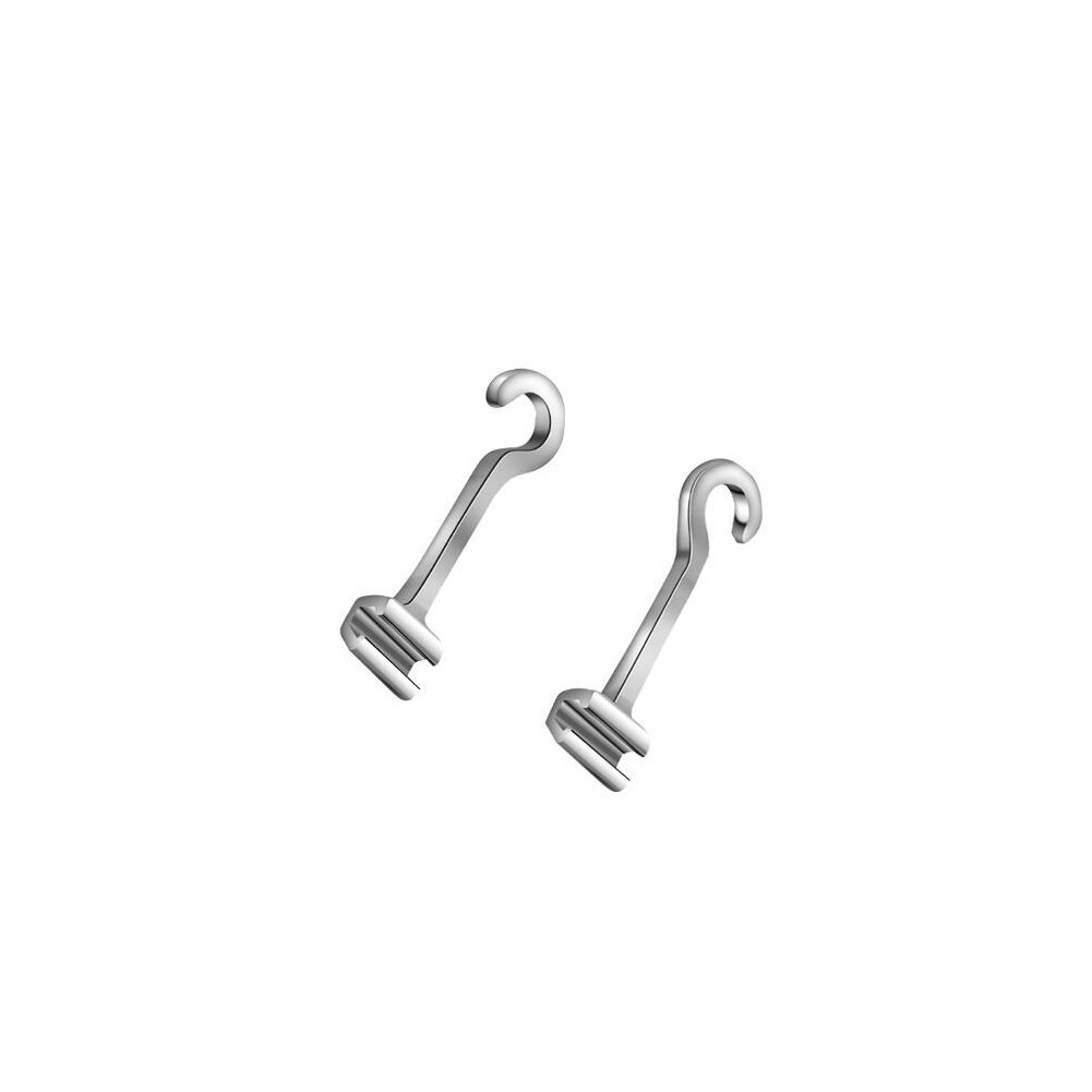 Dental Ortho Crimpable Hook Orthodontic Open Surgical Long Hook Right/Left 10Pcs