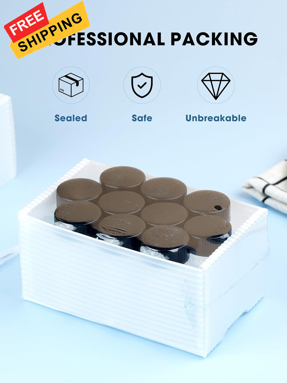 20ml Clear Small Glass Vials with Screw Caps, for 20ml-10pcs