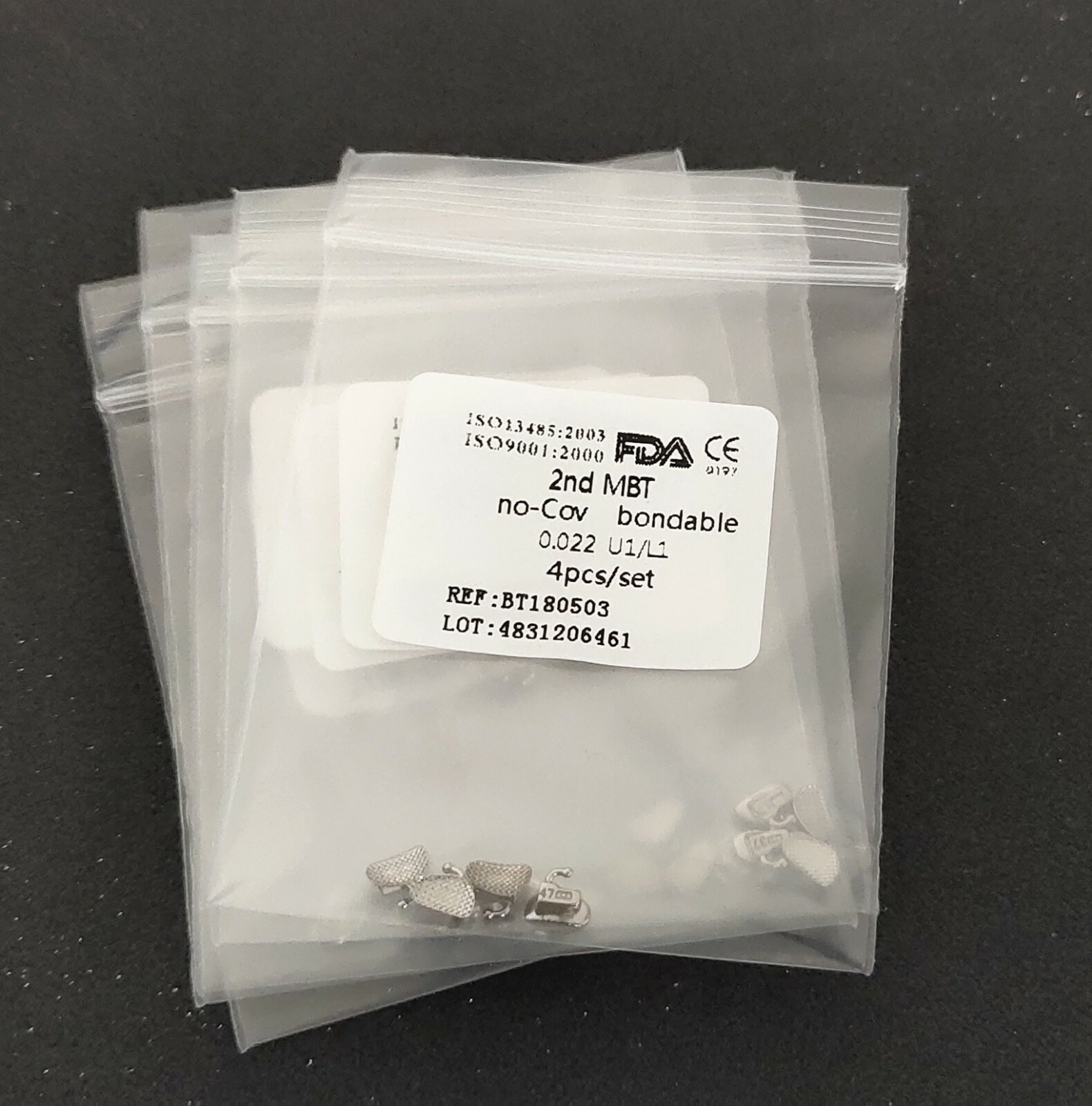 Dental Orthodontic Buccal Tube 2nd MBT .022 Molar Bondable No-convertible