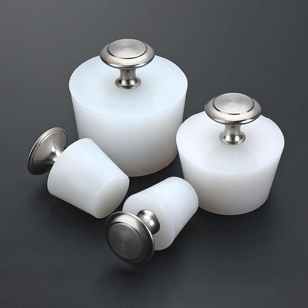 Silicone Bung With Handle Tapered Plugs Wine Stoppers Reusable Sealing Stopper