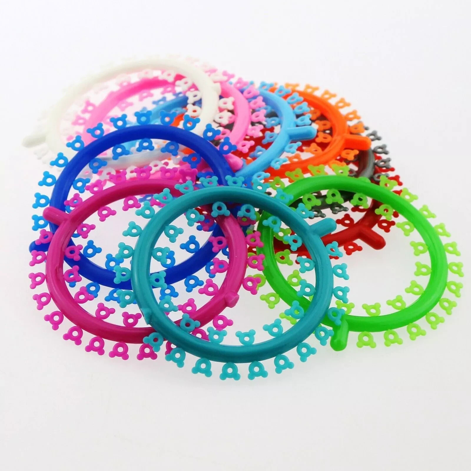 1000 Pcs Orthodontic Dental Multi-Colored Cartoon Elastic Rubber Ligature Tie