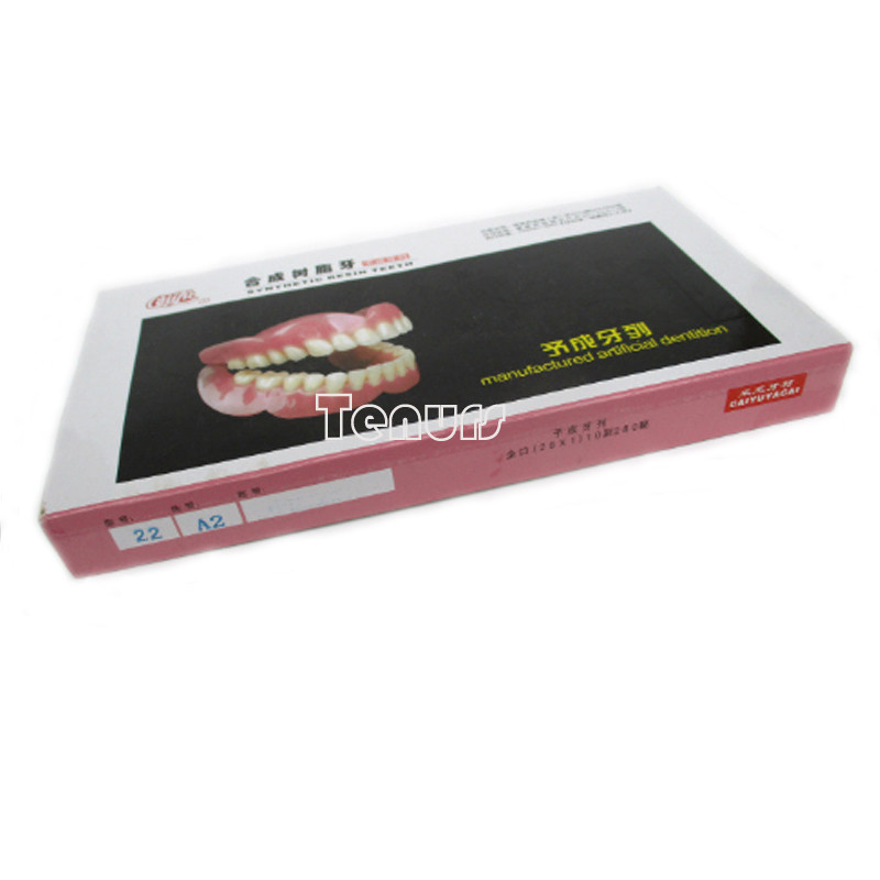 10sets Resin Teeth 23 #A2 Denture Manufactured Artificial Preformed Dentition