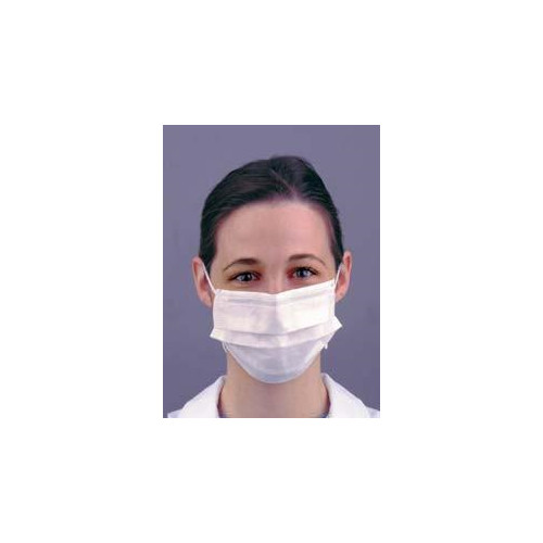 Sultan 20346 Com-Fit Earloop Super Sensitive Face Masks White 99% PFE 50/Bx