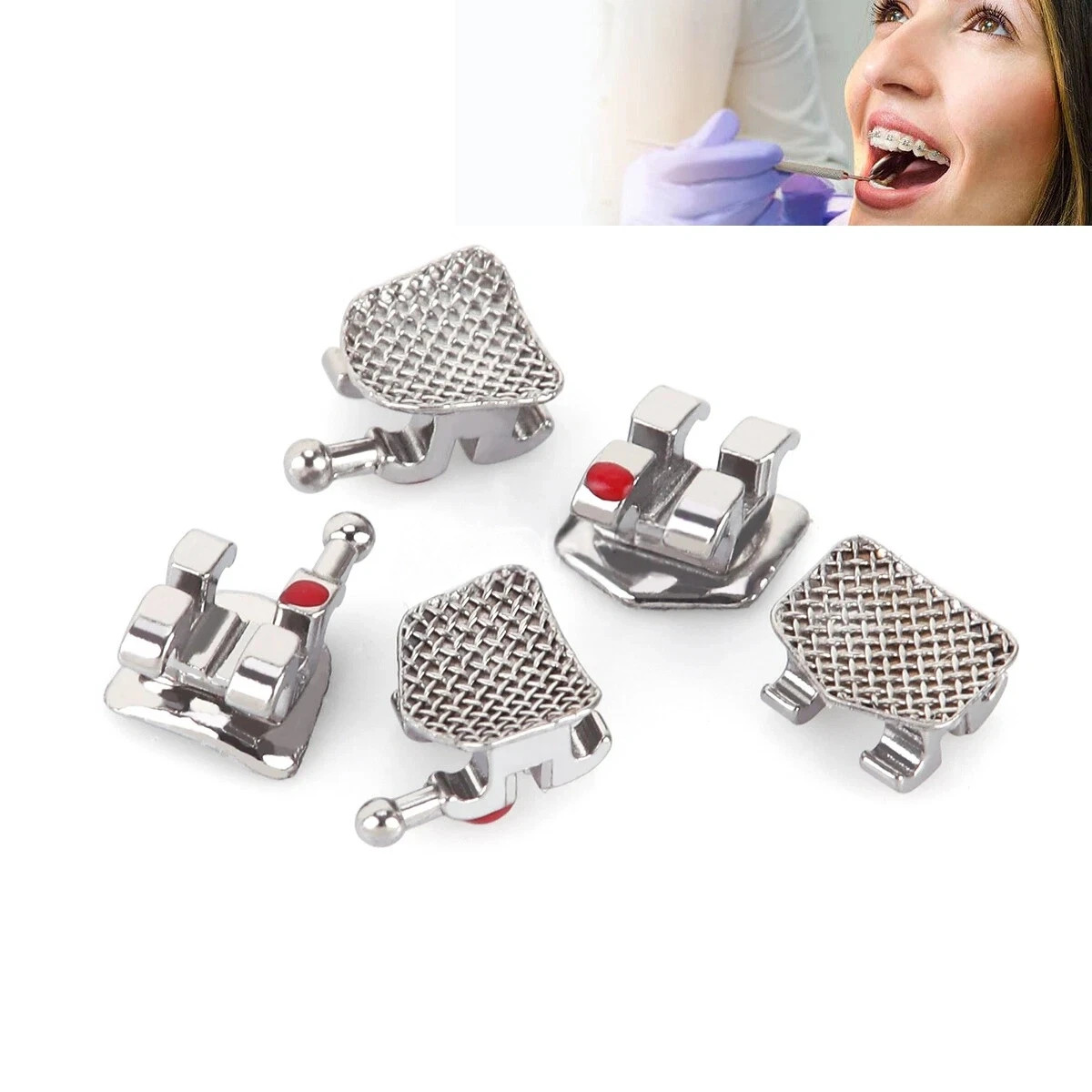 10 Packs Separable Dental Orthodontic Brackets Roth/MBT Mini/Standard 018/022
