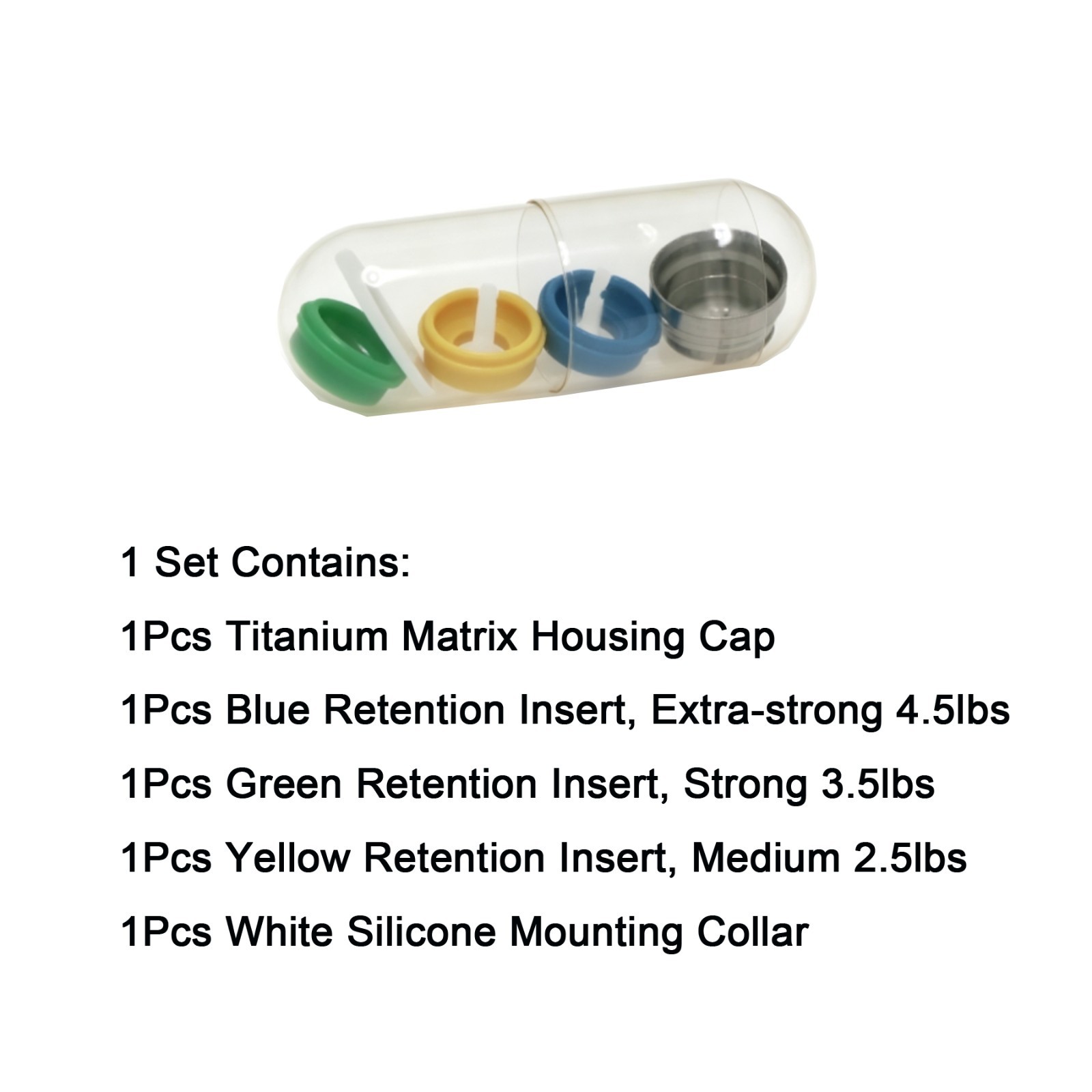 US Dental Novaloc Retention Inserts Peek Caps&Mounting and Demounting Tool