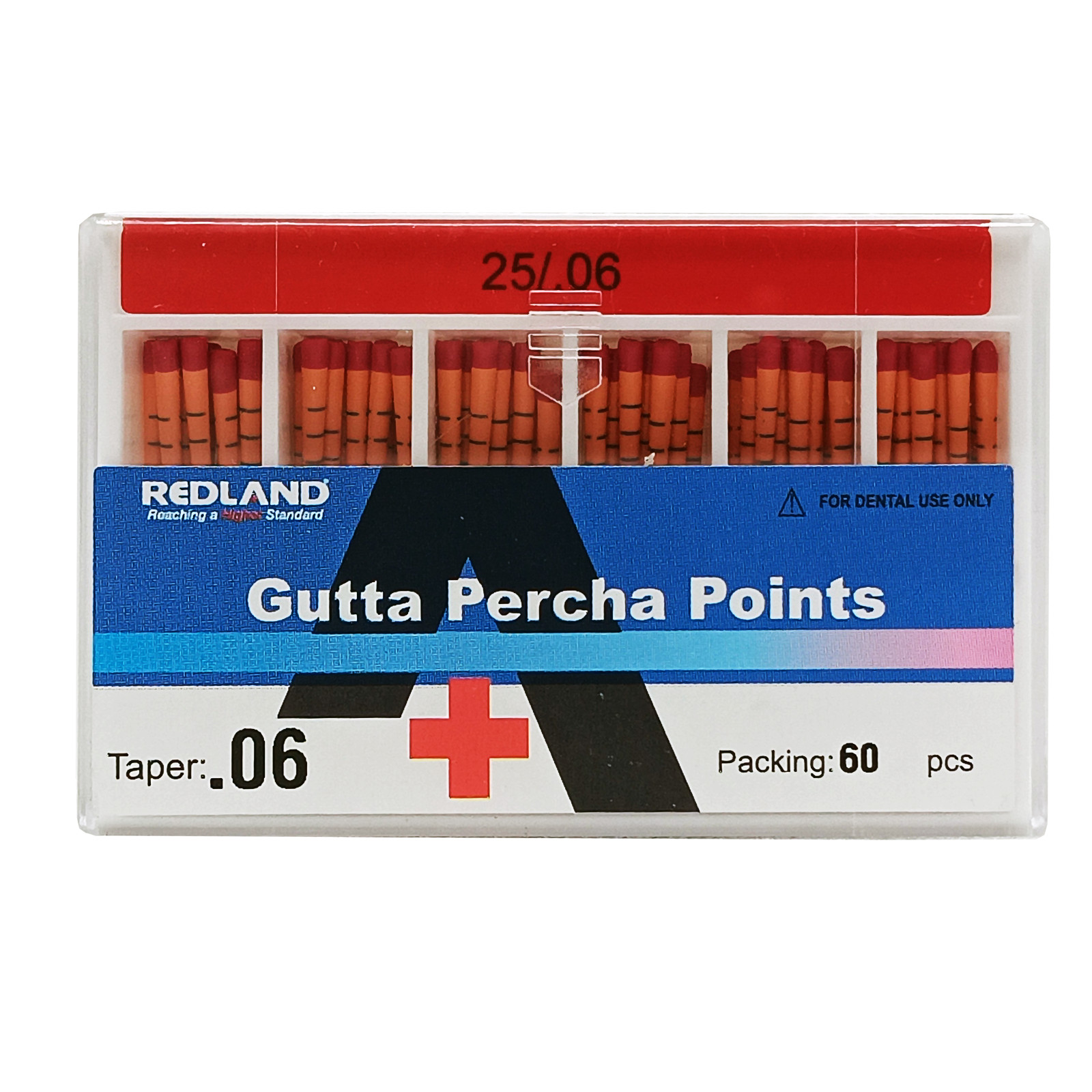 REDLAND MM Marked Endodontic Gutta Percha Point .02/.04/.06 Taper All Size 15-40
