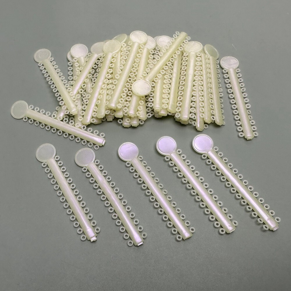 1Pack Dental Orthodontic Elastic Ligature Ties Rubber Bands Single Color 1040